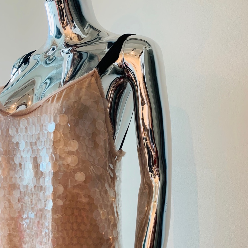 Sequined Slip Dress